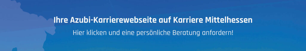 Banner Azubi-Karrierewebseite auf Karriere Bergisches Land